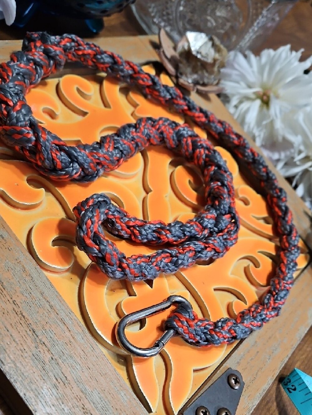 Hand Crafted Thick Paracord Dog Training Leash NEW - Picture 5 of 8